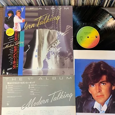 MODERN TALKING The 1st Album JAPAN LP RECORD VIL-6191 W/ OBI + INSERT 1985 Issue • $129.99