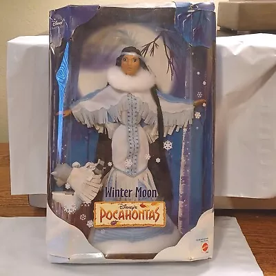 New Disney Barbie Collector Doll Winter Moon Pocahontas 1999 Mattel 23964 READ  • $69.99