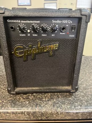 Used EPIPHONE STUDIO 10EQX Electric Guitar Amp Amplifier (QUI000687) • $24.99