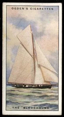 Tobacco Card Ogdens YACHTS & MOTOR BOATS 1930 The Bloodhound #7 • £2