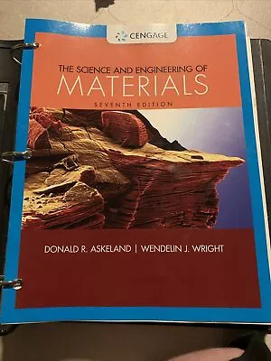 MindTap Course List Ser.: The Science And Engineering Of Materials By... • $40