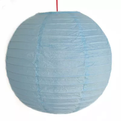 2 Of 12  Chinese Sky Blue Paper Lanterns • $11.99