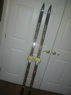 Hickory Wood Cross Country Skis ASNES TUR-LANGRENN Norway Waxless LL BEAN 175 Cm • $69.95