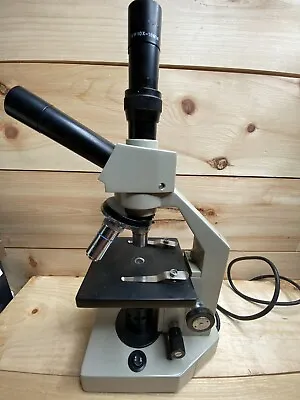 National Compound   Microscope Homeschool Science Dental Electric Lighted • $117.52