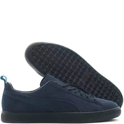 £39.99 • Buy Puma Clyde OTH Limited Edition Black Iris Navy Suede Retro Fashion Trainers