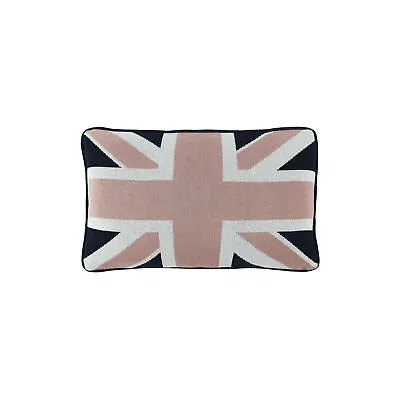 £25.20 • Buy Union Jack Cushion Navy & Pink 30cm X 50cm 100% Cotton Knit By Jack Wills