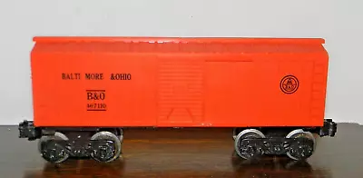 K-Line PS-1 Boxcar 8-Wheel ~ BALTIMORE & OHIO ~ Marx Shell Rd# 467110 - O 27 • $18.03