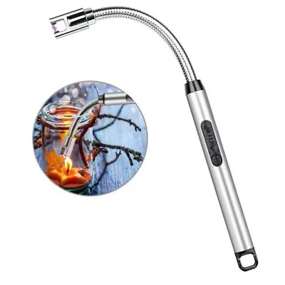 Electric Lighter Arc USB Rechargeable Candle BBQ Electronic Windproof Kitchen • $8.85