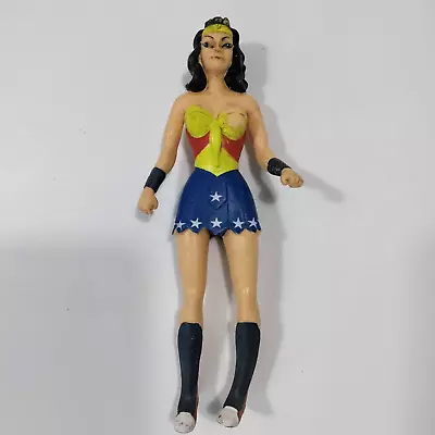 WONDER WOMAN Bendable Posable Super Hero TV DC Comics Toy Action Figure • $6.95