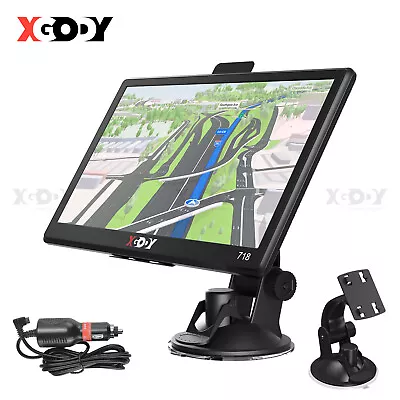 XGODY 7'' Touchscreen GPS Navigator Navigation For Truck Car 8GB+256MB POIs FM • $52.29