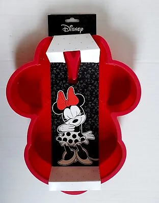 Disney Minnie Mouse Silicone Baking Mold 10 X 9 Red ZRIKE • $26.46