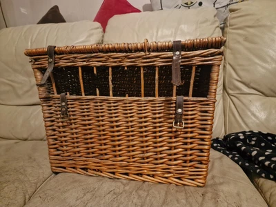 £10 • Buy Vintage Wicker Animal Carrier,rabbit,cat,chicken Ect