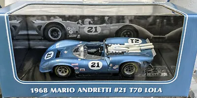 Gmp 1:18 Lola T70 1968 Mario Andretti #21 Limited Ed 1000p Rare Brand New Og Box • $299