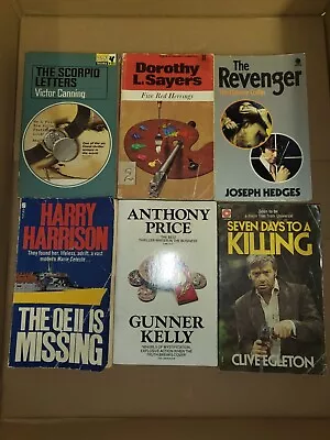 £9 • Buy Vintage Crime Thriller Suspense 6 Book Bundle: Harry Harrison, Clive Egleton &Mo