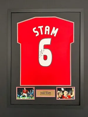 Jaap Stam Signed Man Utd Shirt • £250