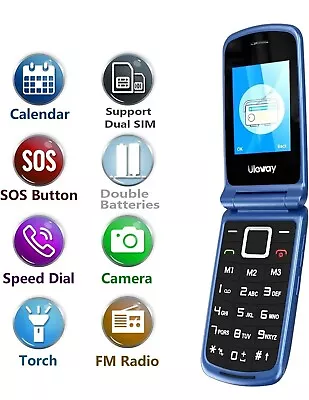 ULEWAY Big Button Mobile Phone For Elderly • £17.49