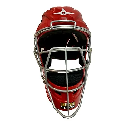 All-Star UltraCool MVP Baseball/Softball Catcher's Helmet - Scarlet 7 - 7 3/4 • $83.99