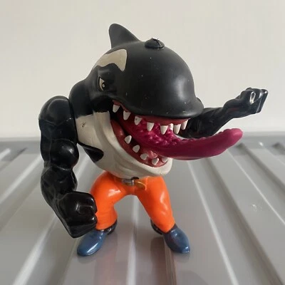 £14 • Buy Vintage Street Sharks Moby Lick Killer Whale Action Figure 1995