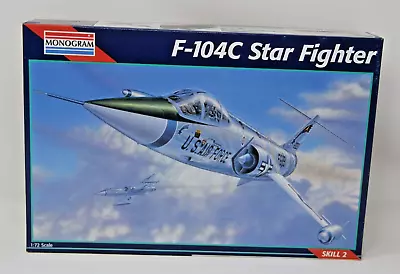 F-104C Star Fighter 1:72 Monogram 85-5240 Skill 2 Model Kit Open Box Complete. • $29.88