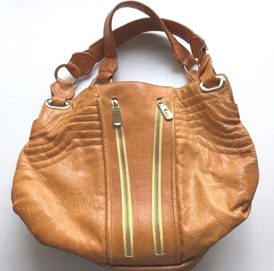 $34.99 • Buy TREESJE Women's Yellow Leather Shoulder Purse 