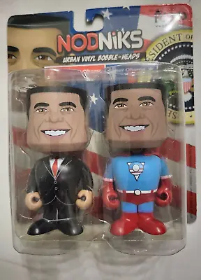 Funko Nodniks President Obama And Super Obama 2-pack Urban Vinyl Bobble Head Set • $18.82