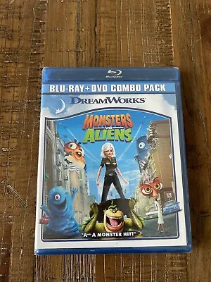 Monsters Vs. Aliens (Blu-ray/DVD) BRAND NEW!!! FACTORY SEALED!!! • $6.99