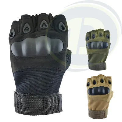 Tactical Half Finger Gloves Army Military Outdoors Fingerless Bike Hunting • $19.95