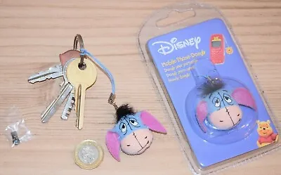 £3.49 • Buy Disney Eeyore Key Ring / Phone Dangly Soft Toy Plush Winnie The Pooh Keyring Fob