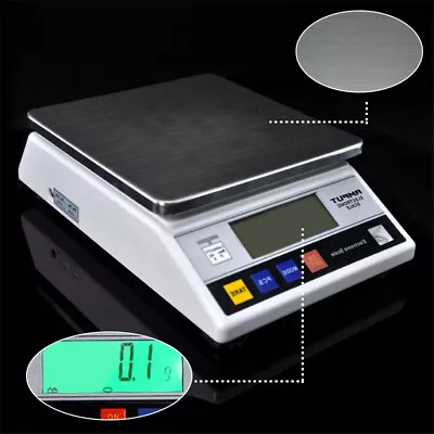 Lab Digital Balance Scale Electronic Precision Counting Weigh Scale 7.5Kg*0.1g • £68.73