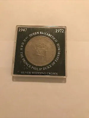 1972 Great Britain Uk Queen Elizabeth Prince Philip Silver Wedding Coin £3.5Each • £3.50