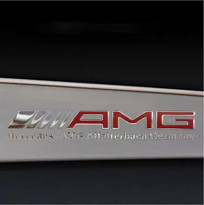 2PCS For Mercedes Benz AMG Badge Car Interior Sticker Decal Car Emblem Red AMG • $9.90