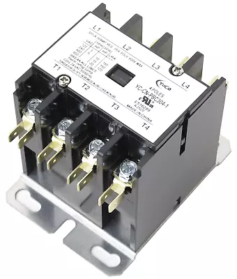 Definite Purpose Contactor 30A 4-Pole 24V Coil YC-CN-PBC304-1 • $49.99