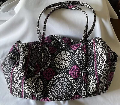 Vera Bradley Canterbury Magenta Large Travel Duffel Bag Excellent Condition READ • $50