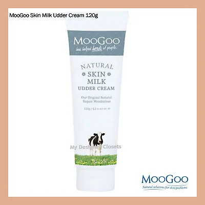 $27.99 • Buy MooGoo Natural Skin Milk Udder Cream Repair 120g Moo Goo