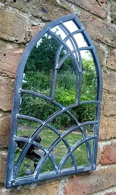 £29.99 • Buy Lovely Shillington Arched Window Mirror Screen Plaque For Indoors Or Outdoors
