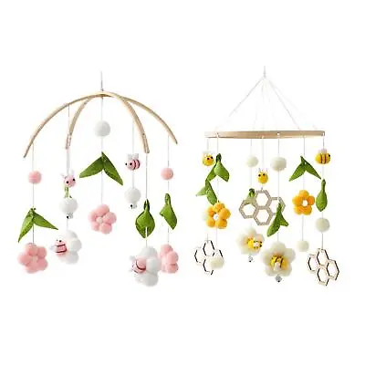 Crib Rattles Hanging Bed Bell Baby Rattles Mobile Sensory Toy For Boys Girls • £12.55