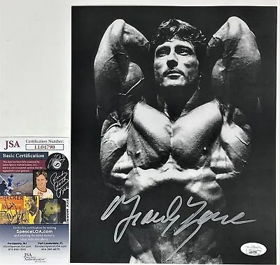 Frank Zane Signed 8x10 Photo 3x Mr Olympia Jsa Coa Arnold Schwarzenegger B • £93.97