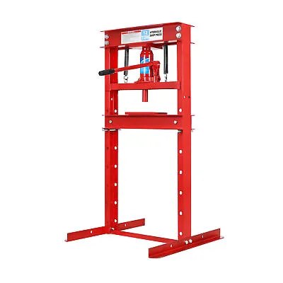 Heavy Duty 12 Ton Shop Press Floor H-Frame Press Plates Hydraulic Jack Stand • $140.89