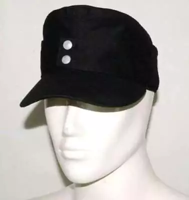 Wwii German Army Elite Em M43 Summer Panzer Field Cotton Cap Hat Black Xxl • $15.97