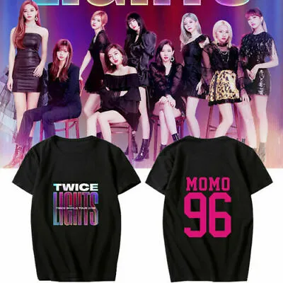 Kpop TWICE WORLD TOUR 2019 TWICELIGHTS Concert T-Shirt Tee Tshirt Tops Unisex • $14.99