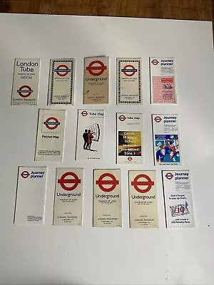 London Underground Tube Maps Collection 14 In Total • £8