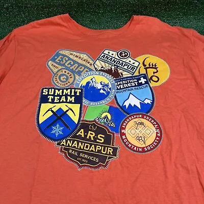 Expedition Everest Animal Kingdom T-Shirt Disney Parks Orange Size 2XL NWT • $33.75