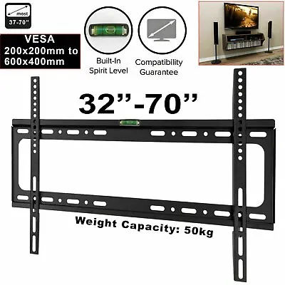 TV Wall Bracket Mount For 32 40 42 43 50 55 60 65 Upto 70  Inch Plasma LCD LED • £10.79