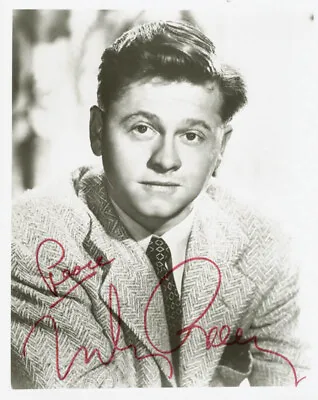 Mickey Rooney - Autographed Signed Photograph • $200