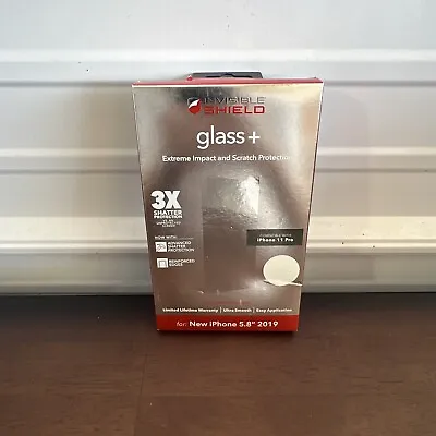 ZAGG InvisibleShield Glass Plus Screen Protector For IPhone 5.8” 2019  11 Pro • $10.19