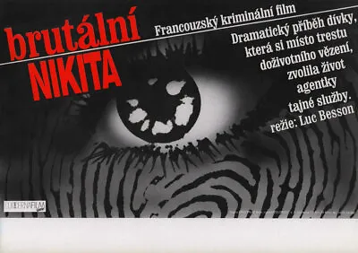 La Femme Nikita 1990 Czech A4 Mini Poster • $70