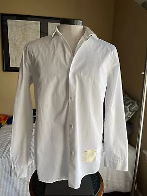 OAMC (Over All Master Cloth) Sz. L White L/S Shirt IMPERFECTION-PLEASE READ • $39.95