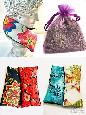 Gift Combo Lavender Rice HOT COLD Aromatherapy Pad Body Neck Wrap Floral Soft  • $28.95