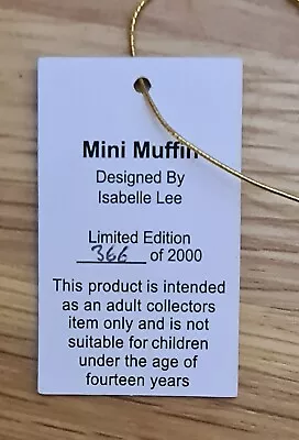 Charlie Bears Minimo Mini Muffin Replacement Tag ONLY • £4.99