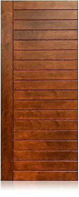 LuxDoors Lunario Design [36  X 80 ] Modern Mahogany Wood Front Entry Door • $2149